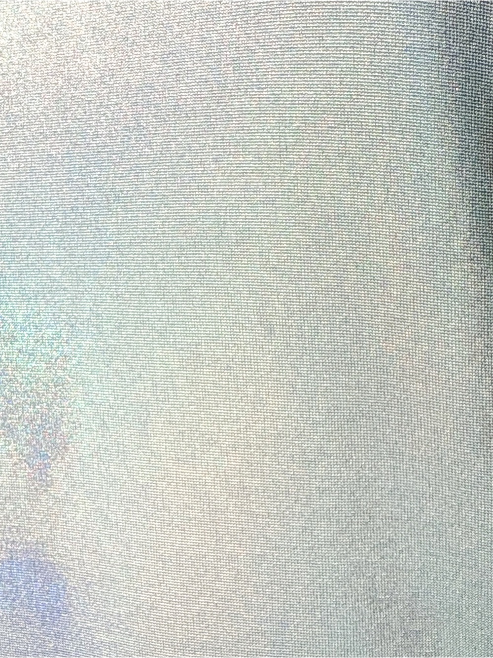 SPIRIT Silver Holographic Cold Shoulder Mock Neck Skater Dress Medium - Picture 7 of 9